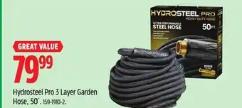 Canadian Tire Hydrosteel Pro 3 Layer Garden Hose offer