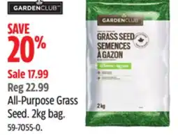 Canadian Tire Garden club All-Purpose Grass Seed offer