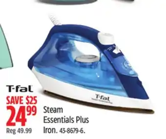 Canadian Tire T-fal Steam Essentials Plus Iron offer