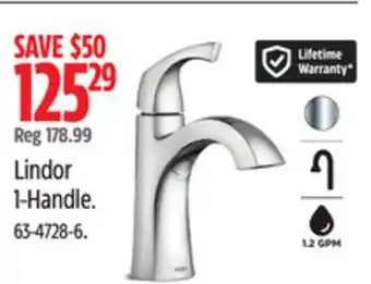Canadian Tire Moen Lindor 1-Handle offer