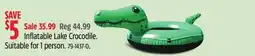 Canadian Tire Inflatable Lake Crocodile offer