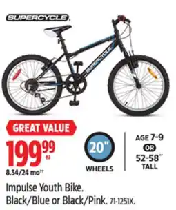 Canadian Tire Supercycle Impulse Youth Bike offer