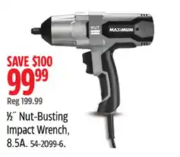 Canadian Tire 1⁄2˝ Nut-Busting Impact Wrench, 8.5A offer