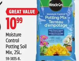 Canadian Tire Miracle Gro Moisture Control Potting Soil Mix offer