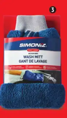 Canadian Tire Microfibre Wash Mitt or 3-Pk Glass Towels offer