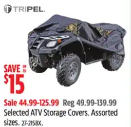 Canadian Tire Selected ATV Storage Covers offer