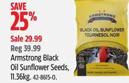 Canadian Tire Armstrong Black Oil Sunflower Seeds offer