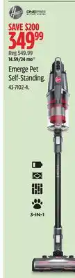 Canadian Tire Hoover Emerge Pet Self-Standing offer