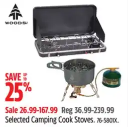 Canadian Tire Selected Camping Cook Stoves offer