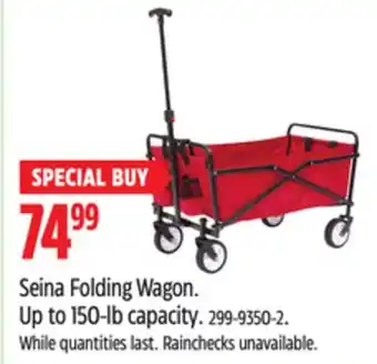 Canadian Tire Seina Folding Wagon offer