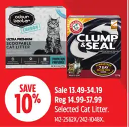 Canadian Tire Selected Cat Litter offer