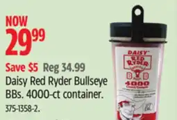 Canadian Tire Daisy Red Ryder Bullseye BBs offer