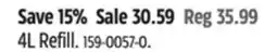 Canadian Tire Scotts 4L Refill offer