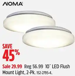 Canadian Tire Noma 10˝ LED Flush Mount Light offer