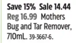 Canadian Tire Mothers Bug and Tar Remover, 710mL offer