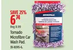 Canadian Tire Simoniz Tornado Microfibre Car Wash Pad offer