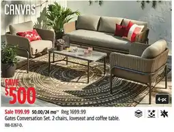 Canadian Tire canvas Gates Conversation Set offer