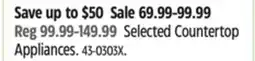 Canadian Tire Nutribullet Selected Countertop Appliances offer
