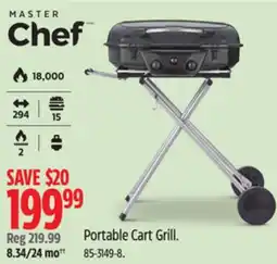 Canadian Tire Master chef Portable Cart Grill offer
