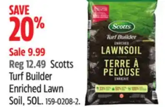 Canadian Tire Scotts Turf Builder Enriched Lawn Soil offer