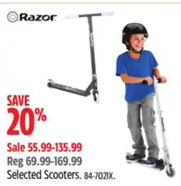 Canadian Tire Selected Scooters offer