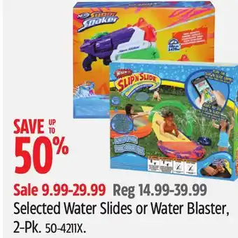 Canadian Tire Selected Water Slides or Water Blaster offer