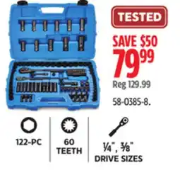 Canadian Tire Mastercraft 122-PC 60 TEETH offer