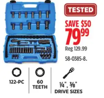 Canadian Tire Mastercraft 122-PC 60 TEETH offer