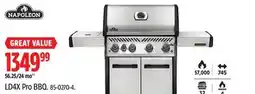 Canadian Tire Napoleon LD4X Pro BBQ offer