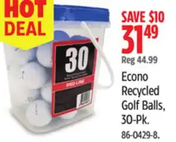 Canadian Tire Econo Recycled Golf Balls, 30-Pk offer