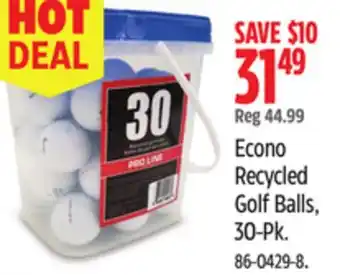 Canadian Tire Econo Recycled Golf Balls, 30-Pk offer