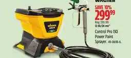 Canadian Tire Wagner Control Pro 130 Power Paint Sprayer offer