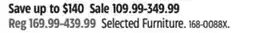Canadian Tire Sauder Selected Furniture offer