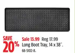 Canadian Tire For Living Long Boot Tray offer