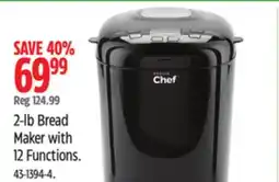 Canadian Tire Master-chef 2-lb Bread Maker with 12 Functions offer