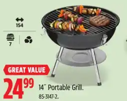 Canadian Tire Master Chef 14˝ Portable Grill offer