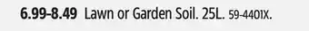 Canadian Tire Miracle gro Lawn or Garden Soil offer