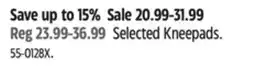 Canadian Tire Selected Kneepads offer