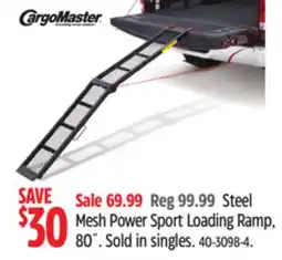 Canadian Tire Cargomaster Steel Mesh Power Sport Loading Ramp offer