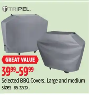 Canadian Tire Tripel Selected BBQ Covers offer