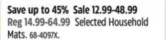Canadian Tire Selected Household Mat offer