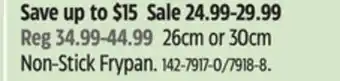 Canadian Tire Vida by Paderno 26cm or 30cm Non-Stick Frypan offer