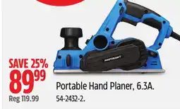 Canadian Tire Mastercraft Portable Hand Planer offer