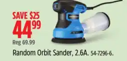 Canadian Tire Mastercraft Random Orbit Sander offer