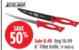 Canadian Tire 6˝ Fillet Knife offer