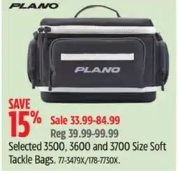 Canadian Tire Plano Selected 3500, 3600 and 3700 Size Soft Tackle Bags offer