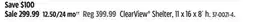 Canadian Tire Shelter Logic ClearView Shelter offer