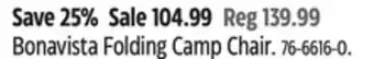 Canadian Tire Woods Bonavista Folding Camp Chair offer