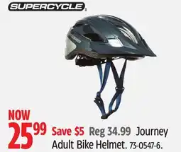Canadian Tire Supercycle Journey Adult Bike Helmet offer