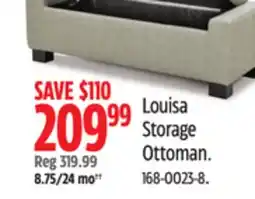 Canadian Tire Louisa Storage Ottoman offer